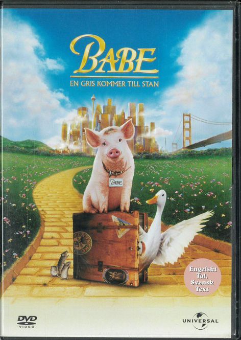 Huvudbild Babe - En gris kommer till stan  (DVD) beg