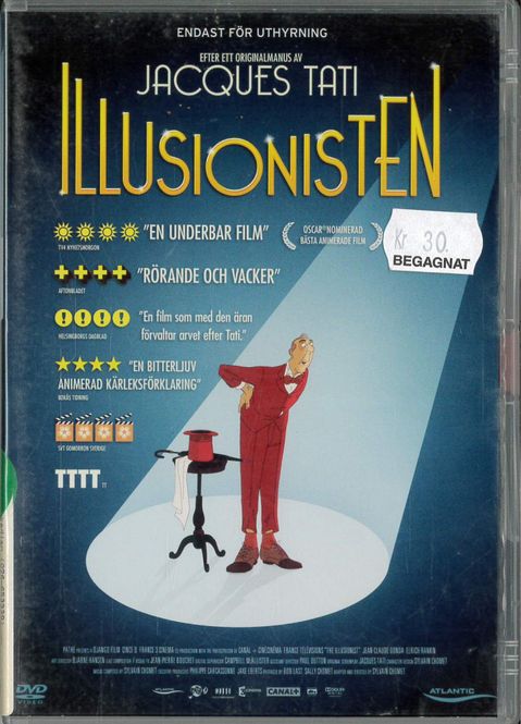 Huvudbild Illusionisten (2010) (DVD) fd hyr