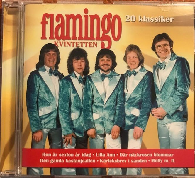 Huvudbild Flamingokvintetten – 20 Klassiker - cd beg