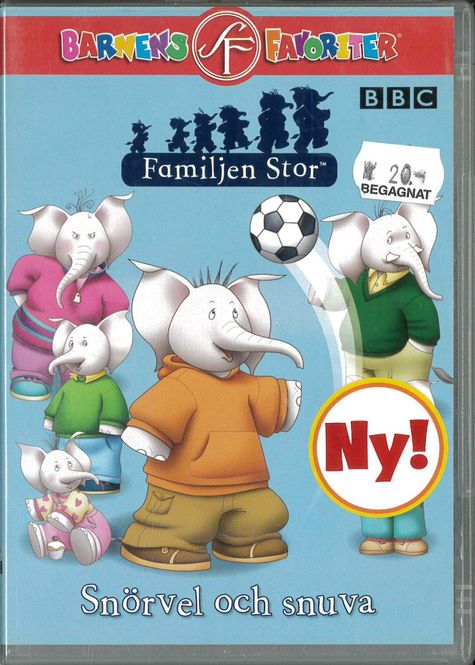 Huvudbild Familjen Stor - Snörvel och snuva (DVD) beg