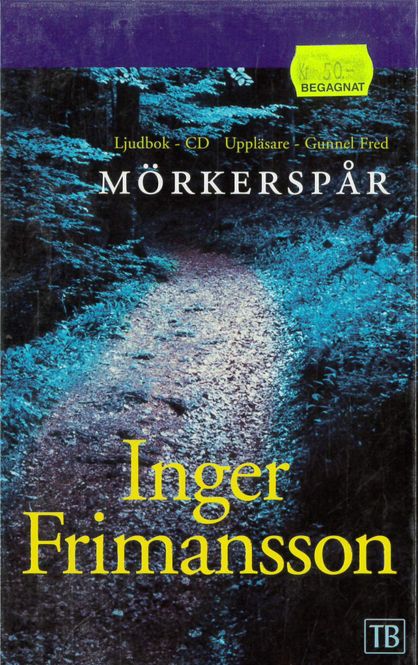 Huvudbild INGER FRIMANSSON: Mörkerspår (ljudbok) beg