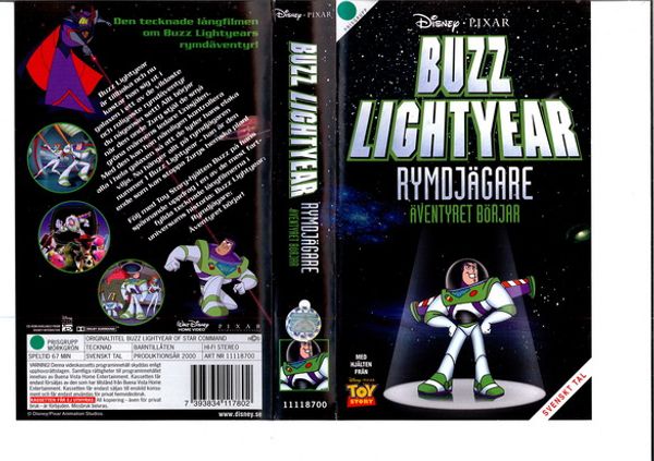 Buzz Lightyear Rymdjägare - Äventyret börjar (vhs)