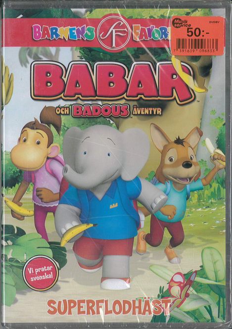 Huvudbild Babar och Badous äventyr - Superflodhäst  (DVD) 