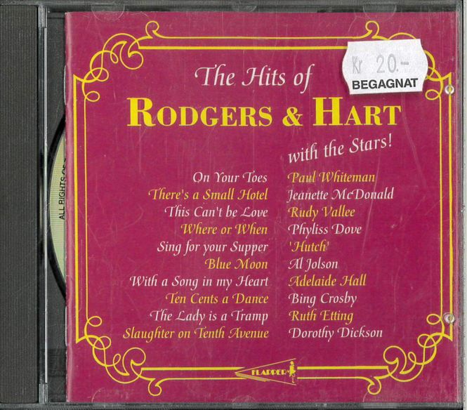 Huvudbild Rogers & Hart - Hits of (CD) beg
