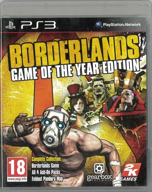 Huvudbild Borderlands: Game of the Year Edition (ps3) beg
