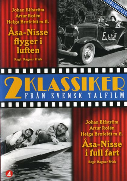 Åsa-Nisse flyger i luften / Åsa-Nisse i full fart (dvd) beg
