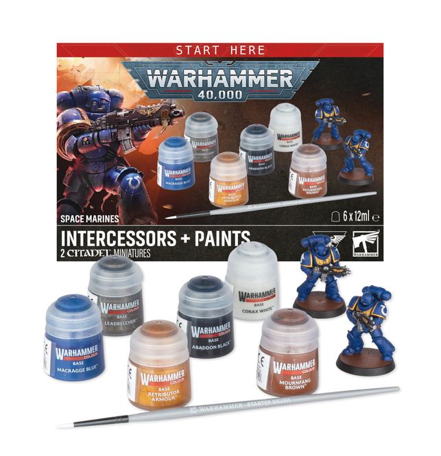 Huvudbild Warhammer 40,000  Space Marines Intercessors Plus ...