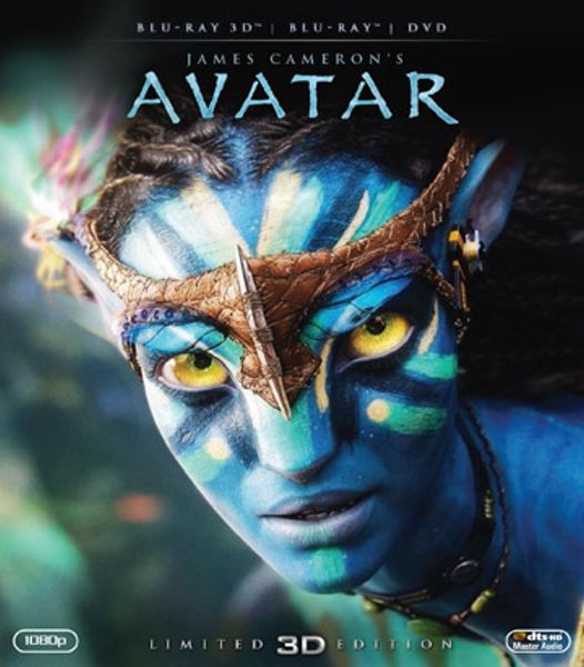 Avatar (Real 3D + Blu-ray + DVD) beg