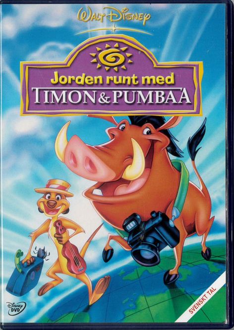 Huvudbild Jorden runt med Timon & Pumbaa (DVD) beg