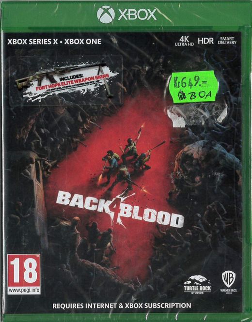 Huvudbild Back 4 Blood  (XBoxOne) 