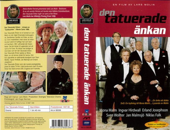 Huvudbild Den tatuerade änkan (VHS)