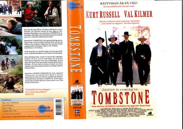 Tombstone - vhs