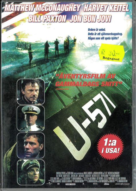 Huvudbild U-571 (DVD) beg