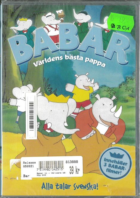 Huvudbild Babar 11 - Världens bästa pappa  (DVD) 