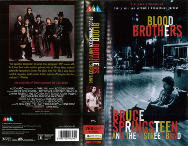 BRUCE SPRINGSTEEN - BLOOD BROTHERS (BEG VHS)