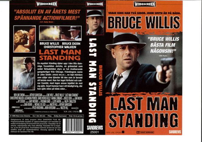 Huvudbild Last Man Standing (1996) VHS