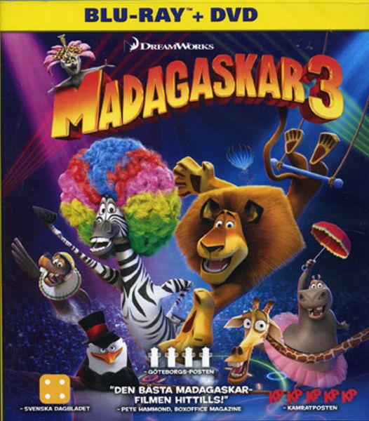 Madagaskar 3 (Blu-ray + DVD)
