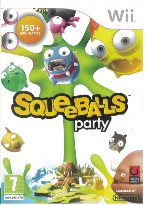 Huvudbild Squeeballs Party (Wii) beg