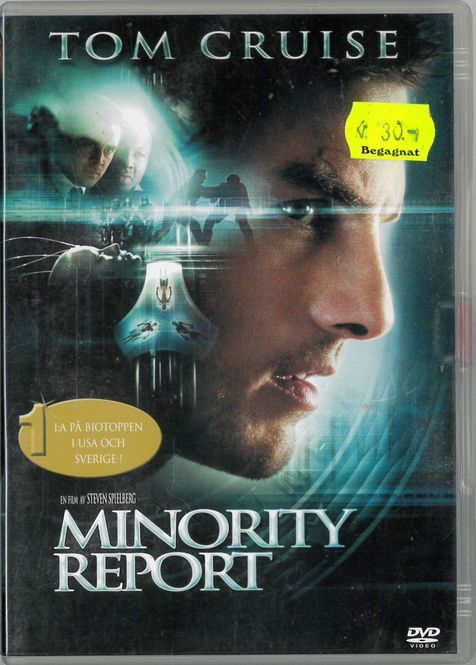 Huvudbild Minority Report (1disc) beg dvd