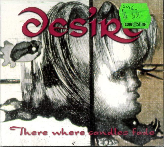 Huvudbild Desire - There Where Candles Fade (cd) beg