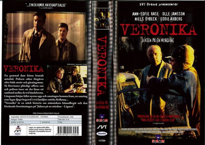 Huvudbild JAKTEN PÅ EN MÖRDARE - VERONIKA (VHS) fd hyr