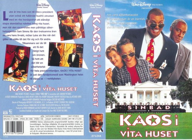 Huvudbild  KAOS I VITA HUSET (VHS) fd hyr