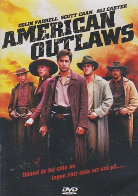 Huvudbild American Outlaws (DVD) beg norsk