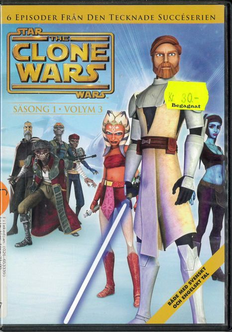 Huvudbild Star Wars - Clone Wars  säsong 1 Vol. 3 (DVD) fd ...