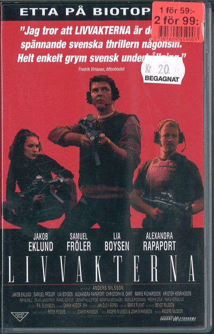 Huvudbild Livvakterna   (VHS) fd hyr