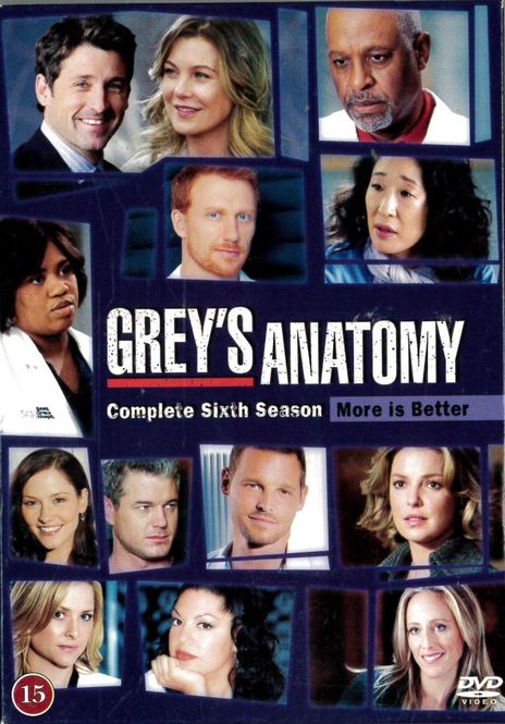 Huvudbild Grey's Anatomy - Säsong 6  (DVD) beg