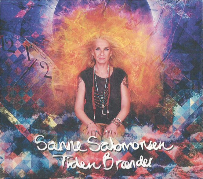 Huvudbild Sanne Salomonsen - Tiden Braender (CD) beg