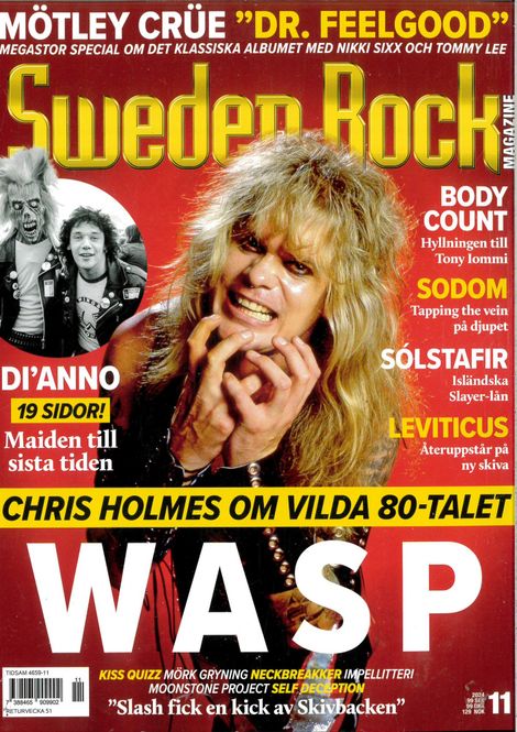 Huvudbild Sweden Rock Magazine 2024:#11