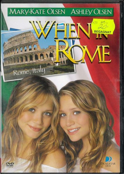 Tvillingarna i rom /When in Rome (2002)  (DVD) beg