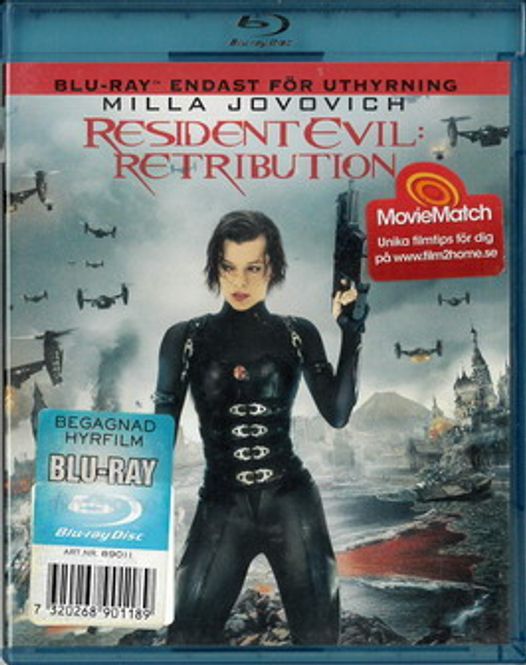 Huvudbild Resident Evil - Retribution (Blu-ray) fd hyr