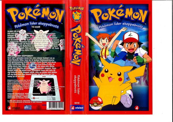 Pokémon 8 - Pokémon lider skeppsbrott (vhs)