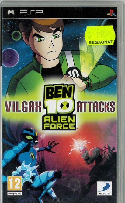 Huvudbild Ben 10 Alien Force: Vilgax Attacks (PSP) beg