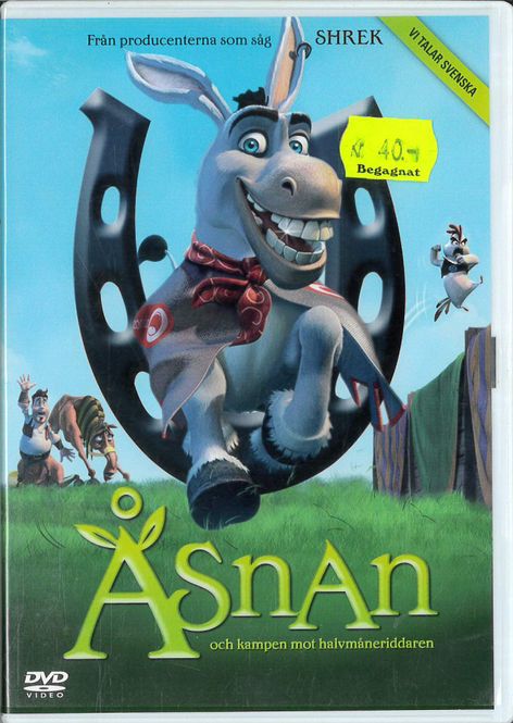 Huvudbild Åsnan och kampen mot Halvmåneriddaren  (DVD) beg