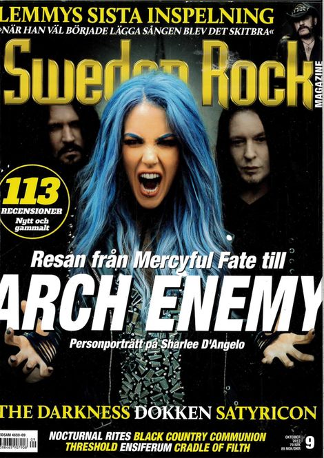 Huvudbild Sweden Rock Magazine 2017: #9