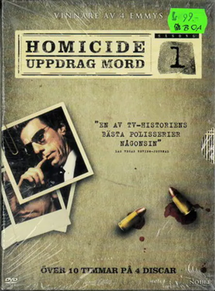 Uppdrag mord - Homicide - Säsong 1 (dvd)