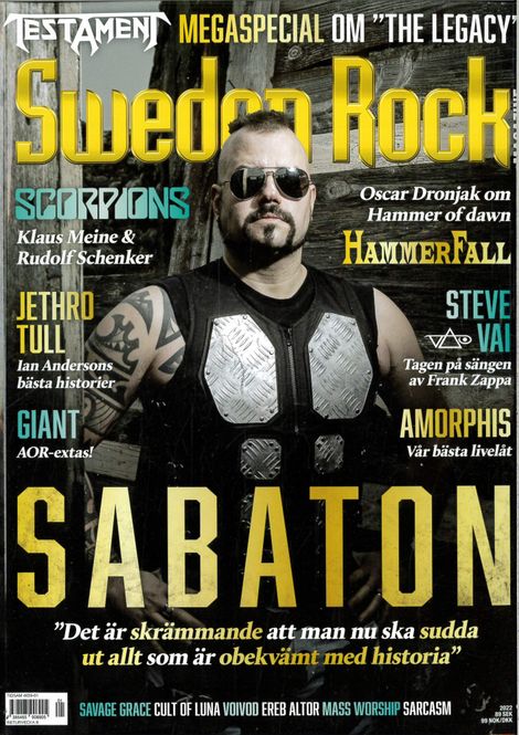 Huvudbild Sweden Rock Magazine 2022: #1