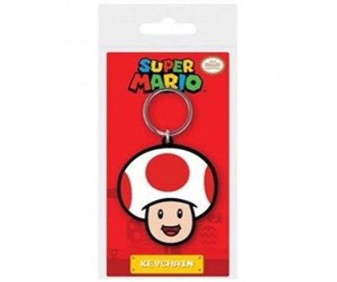 Huvudbild Super Mario - Soft PVC Keychain - Toad - ...
