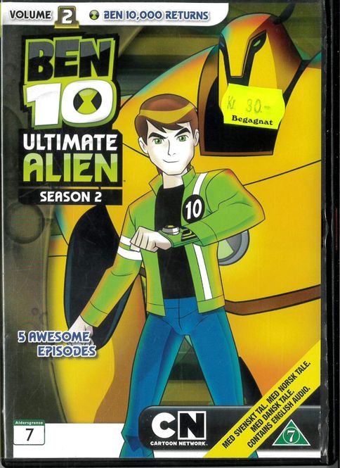 Huvudbild Ben 10 Ultimate Alien - Säsong 2 Volym 2  (DVD) ...