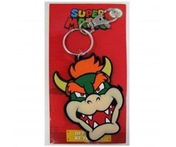 Super Mario - Soft PVC Keychain - Bowser - Nyckelring