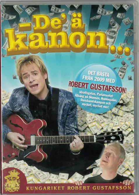 Huvudbild Robert Gustafsson - De' ä kanon! (dvd) 