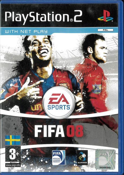 Huvudbild Fifa 08 (ps2) beg