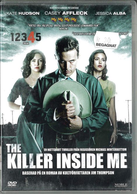 Huvudbild Killer Inside Me  - beg dvd