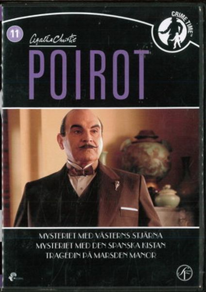 Poirot 11 Västerns stjärna / Den spanska kistan / Tragedin på Marsden Moor  (DVD)beg